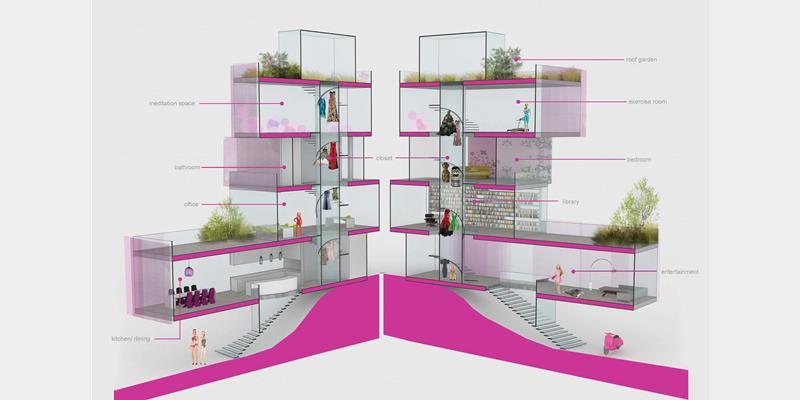 barbie life in the dreamhouse floor plan